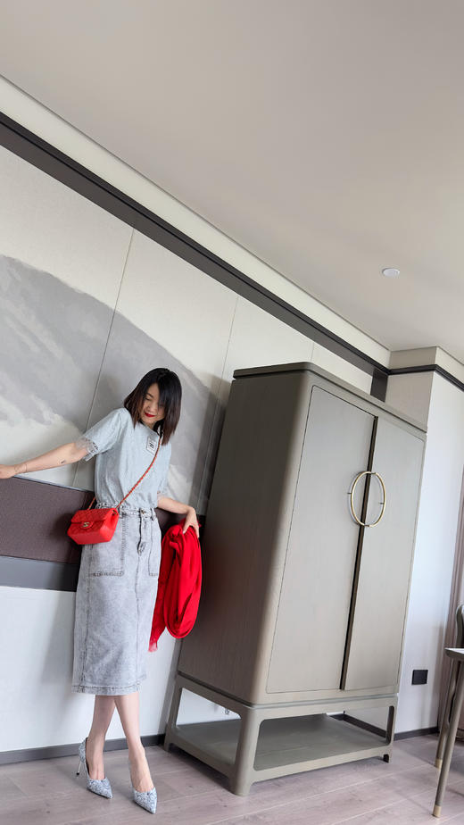 westory优雅法式闪耀婚鞋尖头气质名媛风高跟鞋W23CE73041 商品图4