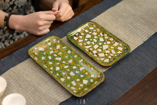 三希堂  流霞系列  海中地大漆果盘 商品图10