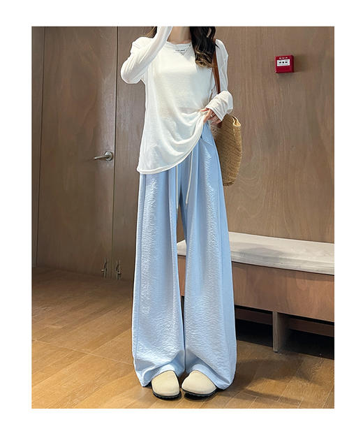 ❤️春款上新❗️❗️高质感♥高版本【伊泺杉奶芙云朵裤】面料软到不像话💕太舒服啦～春夏日必备😎😎 🔹自带慵懒松弛感，轻松搭出高级时尚感 商品图5