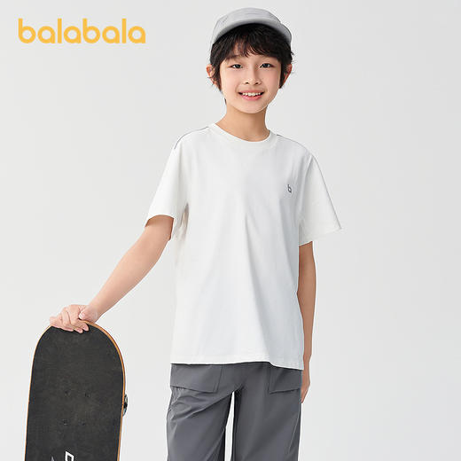 巴拉巴拉儿童短袖t恤男童上衣童装2025速干防晒夏装 商品图2