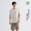 美季美优睡衣男士2025新款夏季棉莫条纹背心短裤家居服套装可外穿 商品缩略图3