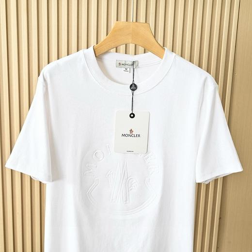 蒙口2025春夏新款经典凹凸印短袖T恤 商品图5