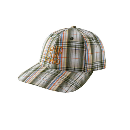 SELFWHO纯棉撞色格子刺绣棒球帽女2025夏新款户外休闲百搭鸭舌帽 商品图2