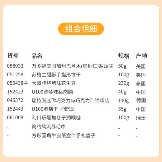 【预定款伴手礼】方形牛皮纸盒款058033*051258*050438-4*152422*045372*152443*061008 商品图1