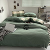 蓝若亭亲肤棉军绿大格纽扣款四件套 商品缩略图9