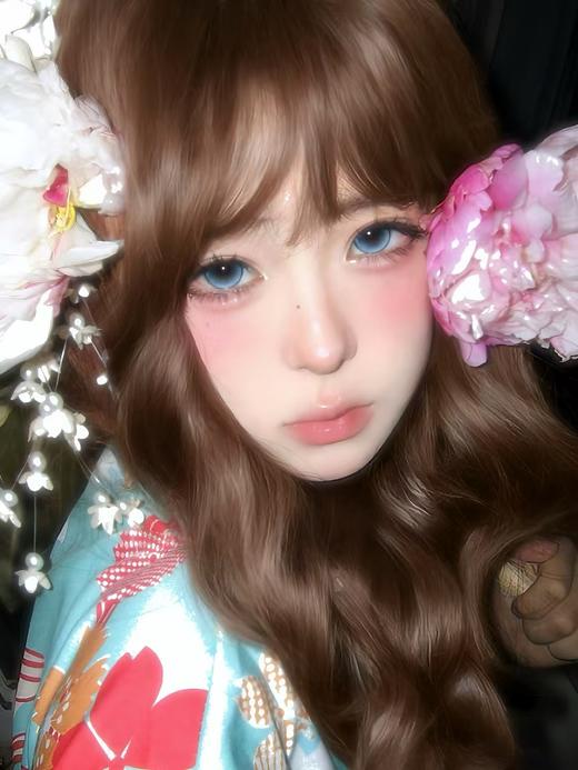 【大直径】PUFF GIRL-麻瓜学院蓝-14.5mm【半年抛 度数0-800度 含525/575】 商品图5