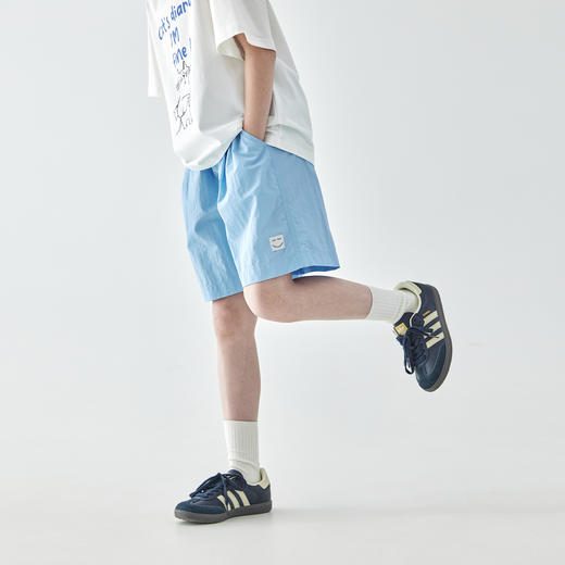 棵初2025年夏季新款儿童轻盈运动机能短裤中大童宽松休闲裤子 商品图4