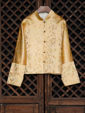 盛唐婧| 重磅真丝老缎新中式外套