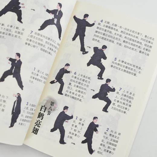 太极拳套路完全图解 陈氏56式 杨氏24式和普及48式 口袋版  陈氏太极拳图说 太极拳谱 自学杨氏太极拳 健身武术书籍 商品图3