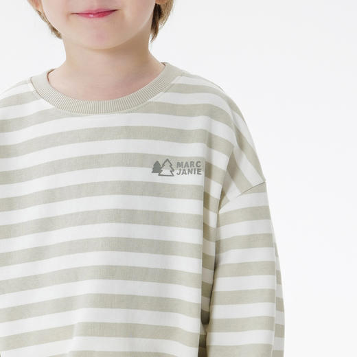 马克珍妮男童山系户外条纹运动卫衣儿童上衣2025年春装新款250072 商品图4