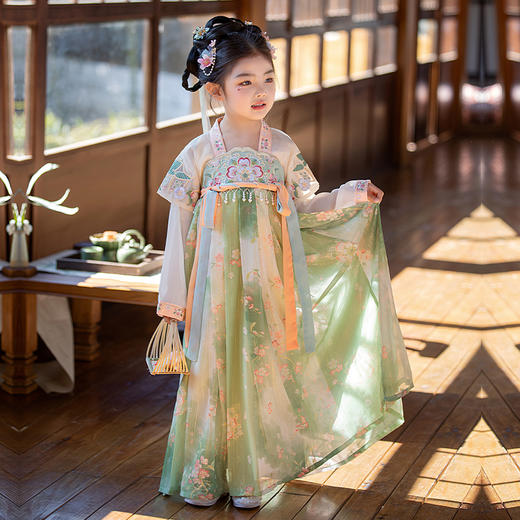 苏城纪童装汉服襦裙-樱花 商品图4