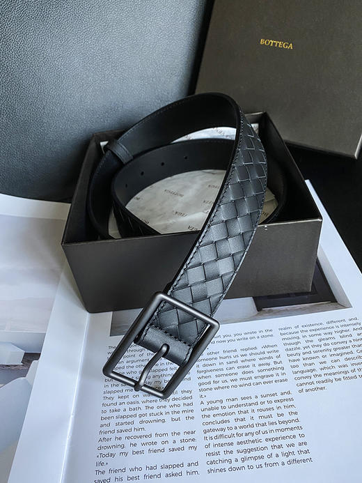 THS-无 男士 BV家经典牛皮编织腰带 皮带 CR229 商品图4