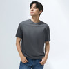 【暗条纹提花肌理】柒牌短袖T恤男2025夏季新款休闲百搭圆领上衣128T70620 商品缩略图1