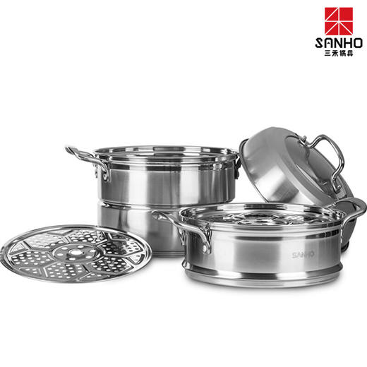 三禾28CM不锈钢蒸锅-GZ28E1 商品图8
