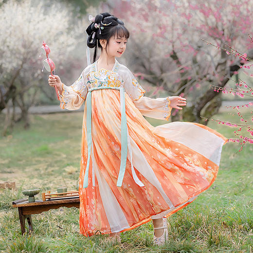【苏城纪】新款汉服女童襦裙玉瑶（熊猫） 商品图3