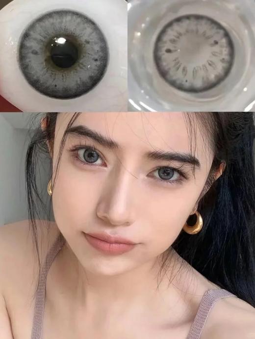 【新】14.2黑斑虹膜/年抛美瞳隐形眼镜混血 商品图0