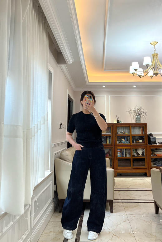 319-7 巨巨巨显瘦 小禾专属钻石羊毛 200S超细羊毛 正肩合身 极简针织中袖 商品图9