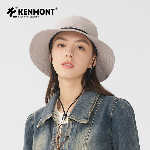 卡蒙 KM-6101遮热帽檐山系防晒帽（男女同款港风盆帽） 商品图9