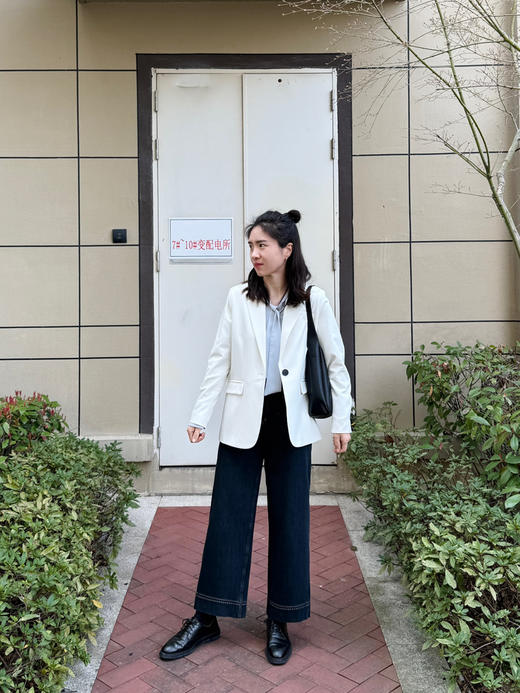 立体裁剪精湛工艺羊毛混纺修身显瘦一粒扣西装【包邮+三天无理由退换】 商品图4