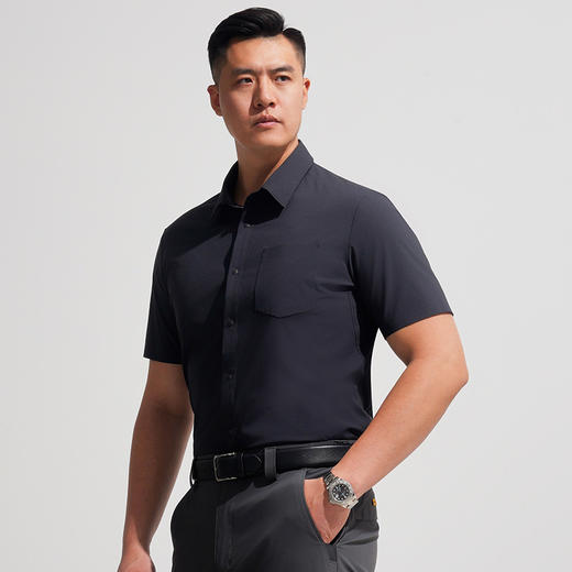 二代龙牙暗冰速干短袖衬衫 商品图2