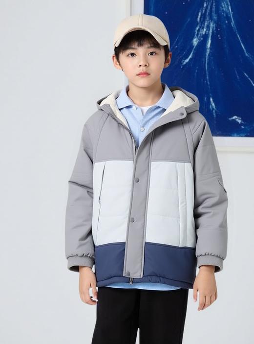 佐丹奴童装加绒厚棉服外套03074634 商品图3