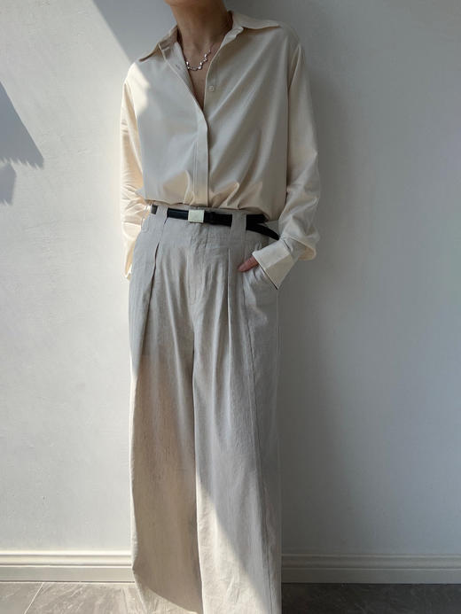 DONSEE10｜DS10AW2436 白色简约质感衬衫 商品图9