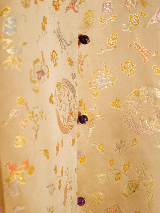 盛唐婧| 重磅真丝老缎新中式外套 商品图3