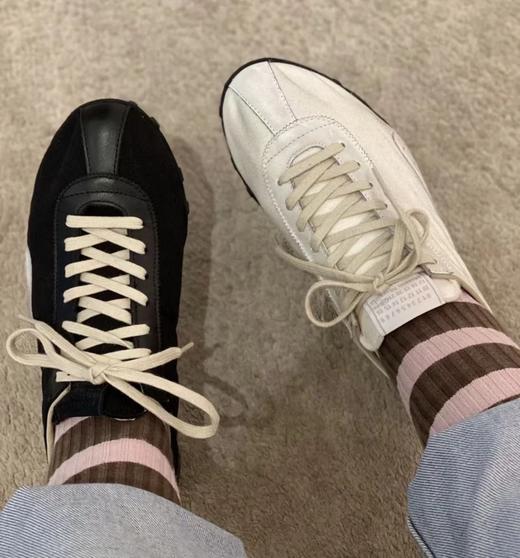 白百合同款  赛车德训鞋  拼色帆布休闲鞋  MM6赛车鞋 商品图1