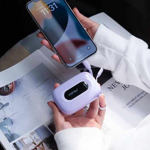 国家3C认证！【出行必备丨沃品充电器系列】高弹性线身抗拉耐弯折，久用不易坏，自带双线，适配多种机型，支持各种设备快充，适用平板，手机，蓝牙耳机等，款式小巧携带方便，出门再也不怕手机没电了 商品图11