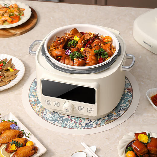 大宇（DAEWOO）智能电压力锅多功能煮饭煲汤涮火锅电压锅__DYYL-4L13_DYYL-4L13电压力锅_4L 商品图2