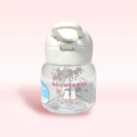 樱花吸管小水杯330ml