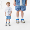 马克珍妮男童趣味印花软牛仔短裤宝宝纯棉裤子2025夏装新款550867 商品缩略图0