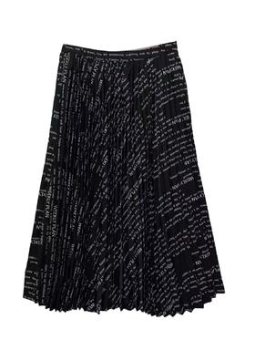 6.30清仓（NO退，能接受拍） 潮牌清仓价-黑色字母半裙A018-喜出