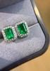1.65ct刻面祖母绿耳钉 商品缩略图0