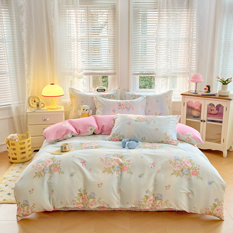 蓝若亭全棉四件套（繁花似锦）