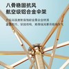【多样屋专柜】城市生活钛银胶三折伞/银色/粉芍药 商品缩略图3