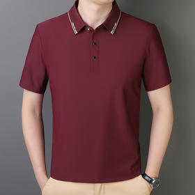 【冰丝】【DCS】大依优型大码翻领短袖POLO衫男加肥大码夏装衣服休闲时尚半袖体恤休闲商务