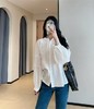 法式温柔刺绣小灯笼袖纯棉衬衫 商品缩略图6