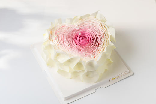 心动 爆款粉色爱心渐变蛋糕（百分百进口动物奶油） 商品图2