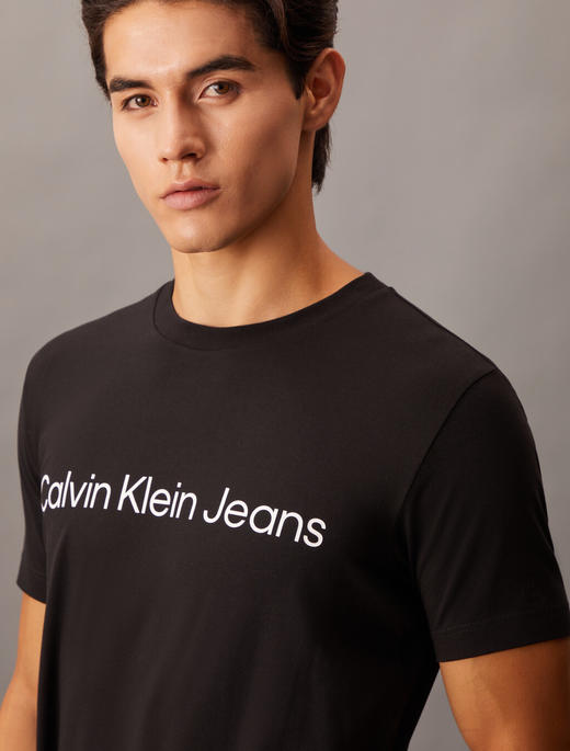 西K元单 弹力pima棉 小字母圆领短袖T恤  TX407 商品图2