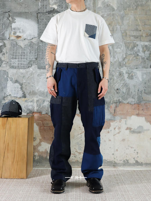 FDMTL | 拼布冲洗工装裤 商品图1