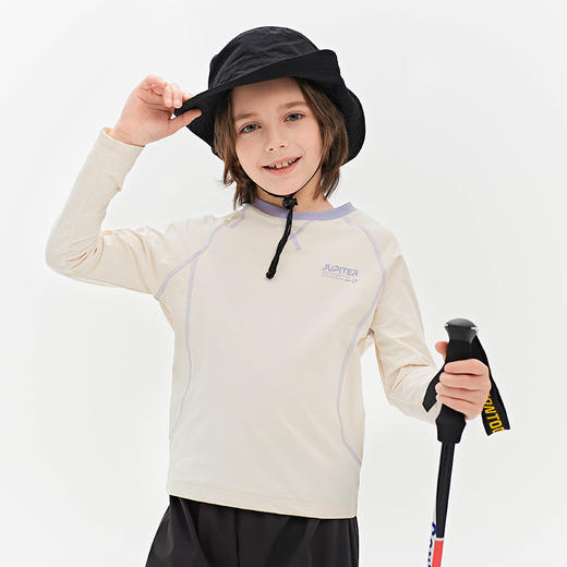 优选丨【南瓜拿铁】宣纸衣儿童户外3S速吸运动上衣 商品图1