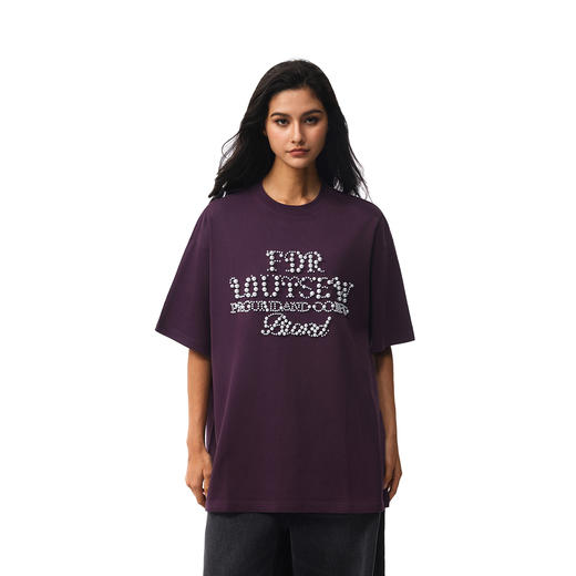 FDR官方店 珍珠美式运动短袖t恤男女夏季重磅情侣装宽松上衣体恤 商品图2