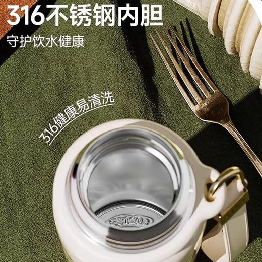 【6F】多样屋格沵Germ梵高系列高颜值316不锈钢保温杯大容量杯子礼物  夹竹桃【梵高花卉系列】 580ml 商品图5