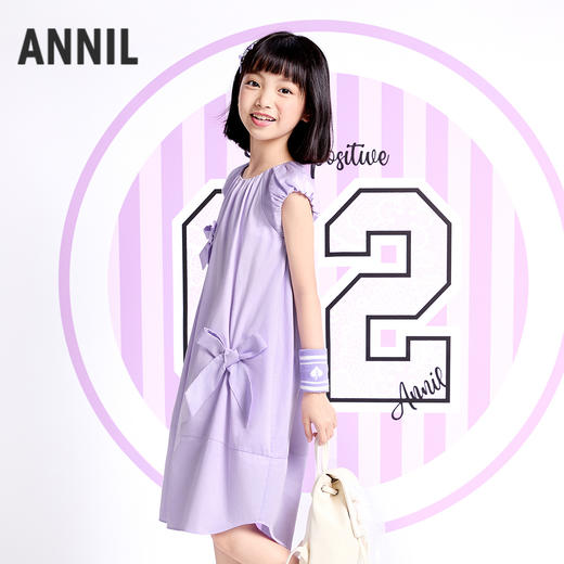 【实体店同款】女童连衣裙夏季新款安奈儿童装AG523603 商品图1