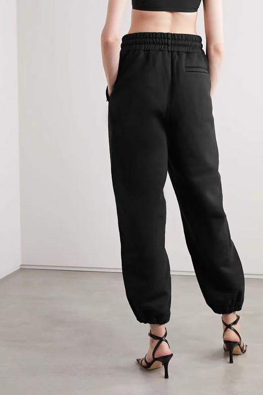 418特卖-酷感刺绣Logo 软壳尼龙纯棉平纹布 松紧腰九分裤-喜出 商品图5