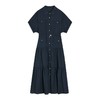 25夏季新款凯旋门连衣裙翻领排扣短袖衬衫连衣裙18287 商品缩略图4