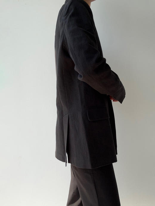 DONSEE10｜DS10SS2533-A 黑色廓型简约西装 商品图1