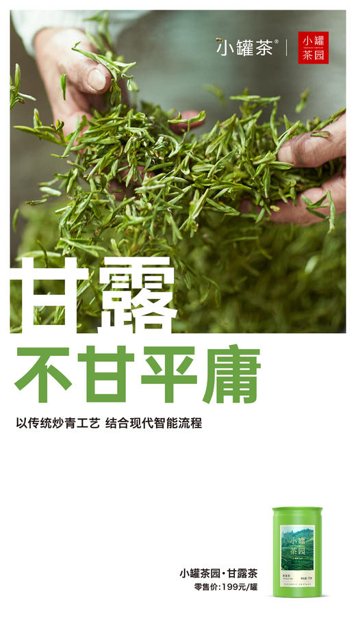 小罐茶园甘露茶2025新茶上市每罐75g搭配手提袋-伴手礼可选 商品图9