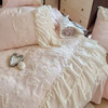 A类立体蝴蝶雪纺花边四件套  公主风蕾丝绣花套件 商品缩略图4
